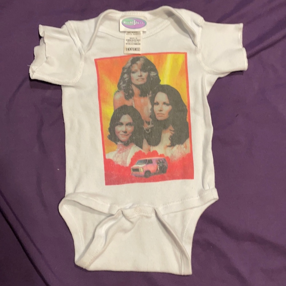 18m Charlie’s Angels onesie